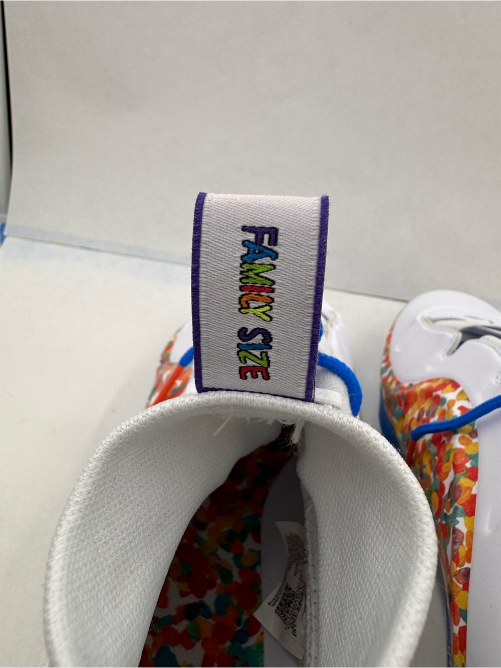 Nike LeBron IV 4 Menace 3 Fruity Pebbles  Football Cleats Men’s 10.5, NEW NWOT - Picture 12 of 16